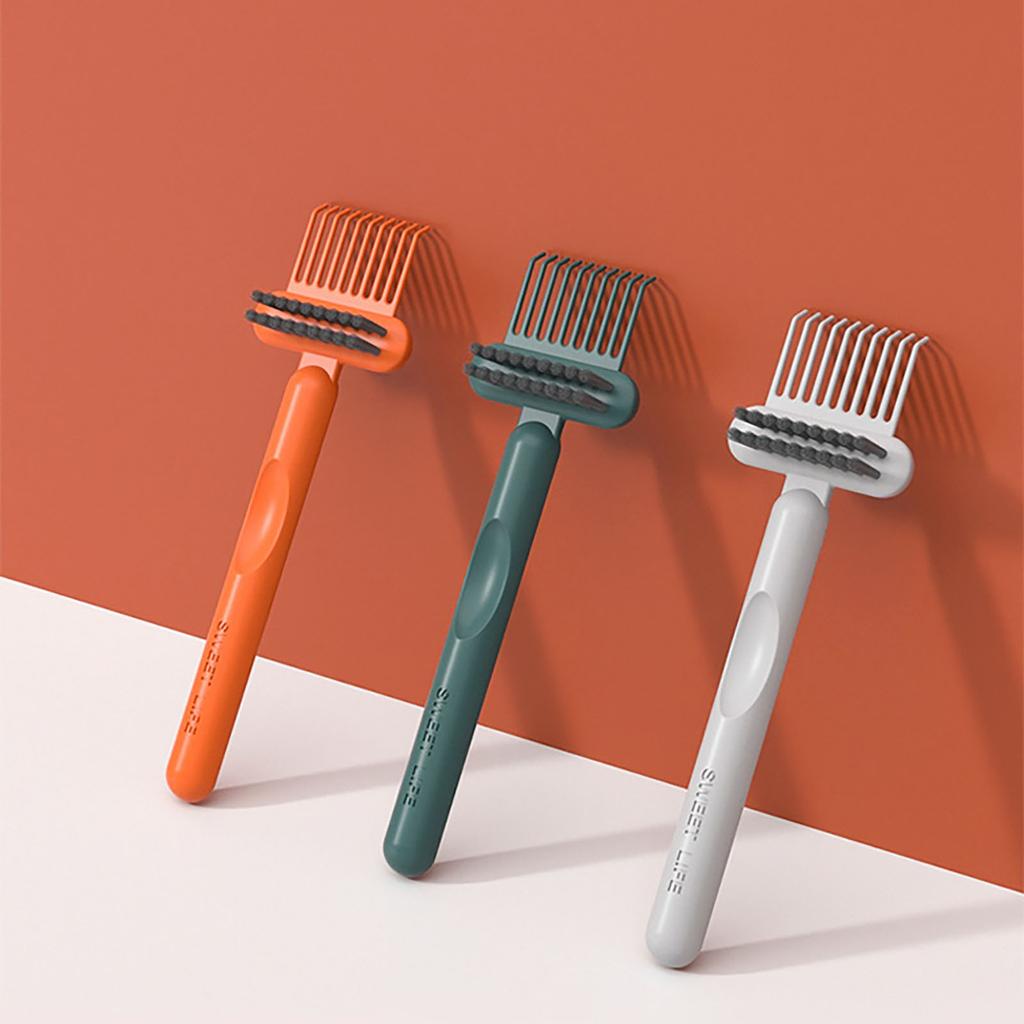 Hair Brush Cleaning Tool 2-In-1 Comb Cleaning Brush Comb Cleaner Hair Brush Remover