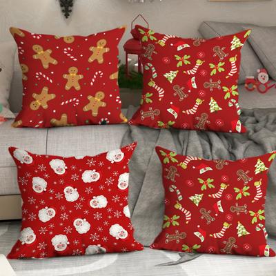 Christmas Pillow Cover Christmas Home Decoration Sofa Pillow Living Room Pillow Cover