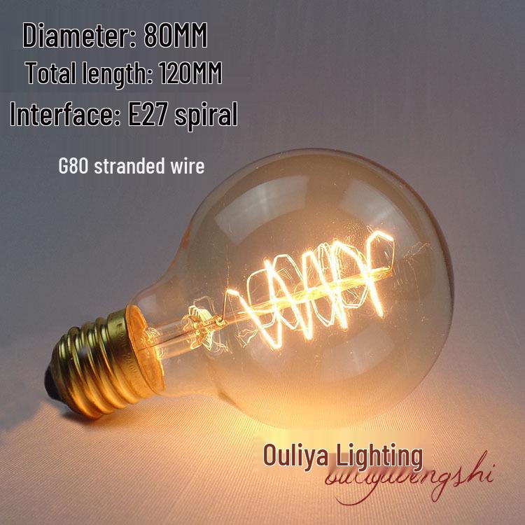 Edison Retro Dimmable E27 Filament Bulb 110V/220V Nostalgic Decor