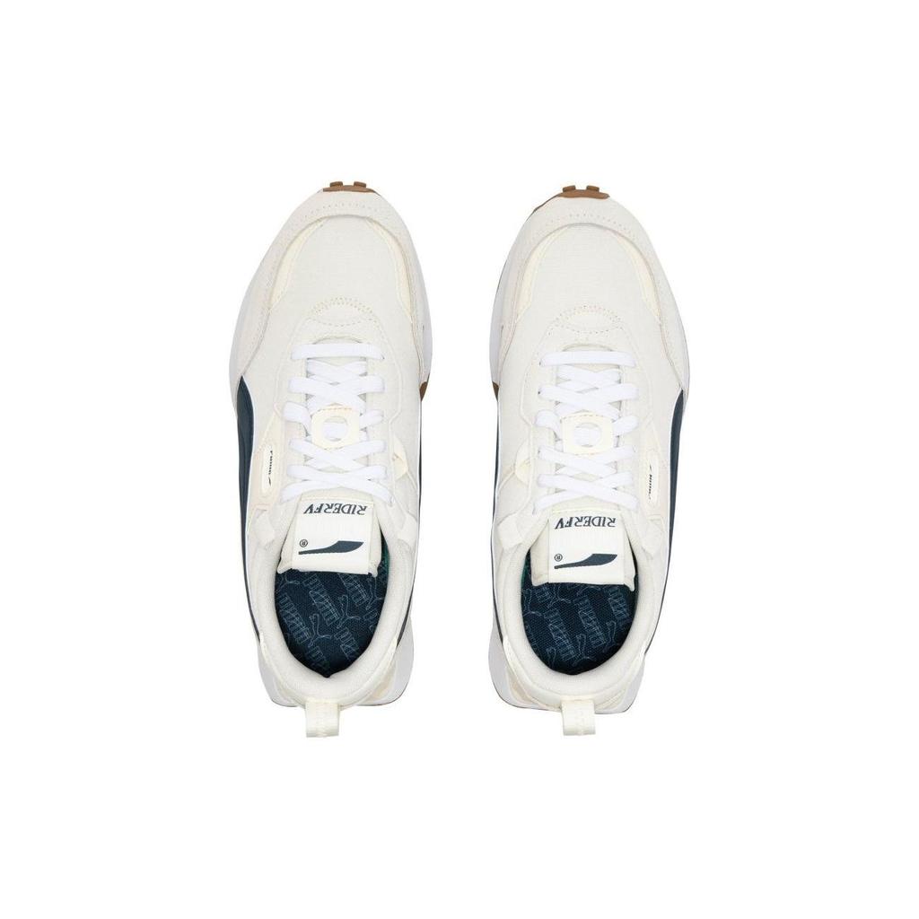 PUMA Rider FV White Beige Black Unisex Sneakers 391925-03