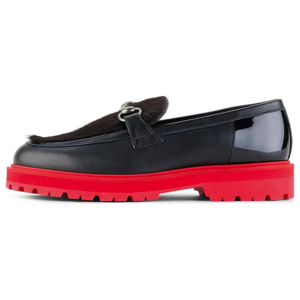 ONITSUKA TIGER Bit Loafer Shock Absorbing Non-Slip Durable Low-Top Sports Casual Shoes Women Sneaker Black Red 1182A601-001