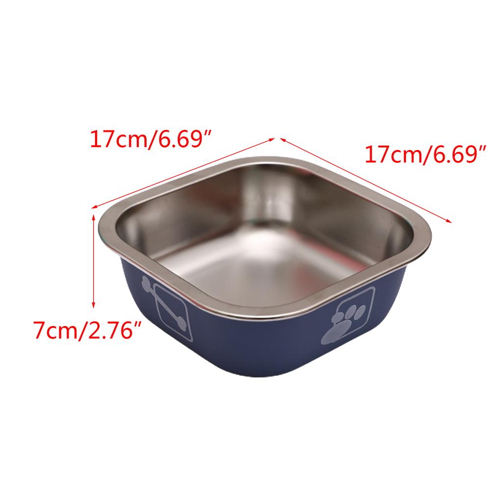 Dogs Bowl Stainless Steel Cat Bowl Pet Bowl Anti Slip Dog Bowl Cat Feeding Bowl Dog Water Bowl Pet Feeding Bowl Portable