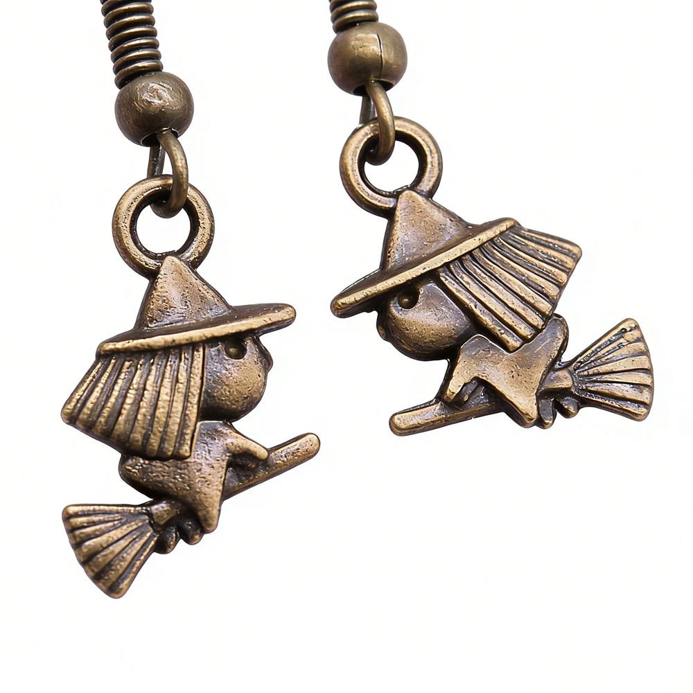 Angel Charm Dangle Earrings Retro Jewelry Design Wing Pendants Women Jewelry