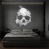Halloween USB Projector Light Skull NightLight Ghost LED Lamp 360Degree Rotating Switchable Pattern Design Dark & Night Ambiance