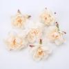 5Pcs Artificial Flowers 7.5cm Fake Flowers Heads for Home Room Dceor Garden Wedding Marriage Decoration Garland Gifts Accessory