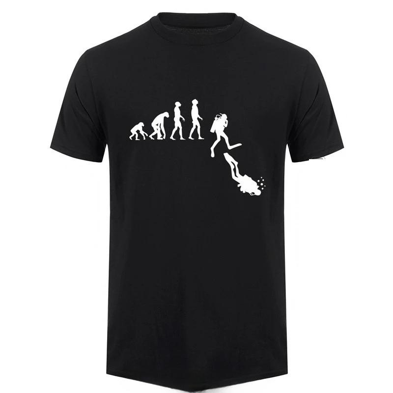 Evolution of Scuba Diver T-shirt XXXXL