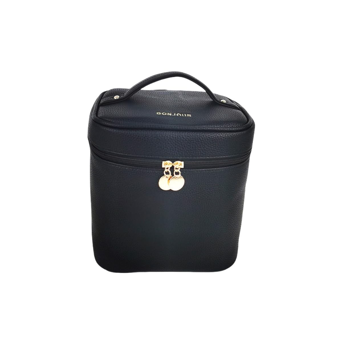 

Aylashine Косметичка Большая С отделениями для макияжа и Легкая Милая и Стильная Идеально подходит для путешествий и повседневного использования Черный Косметический стенд, Вертикальный, чёрный