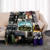 Pierce The Veil Band Printed Flannel Blanket Soft Kid Warm Plush Throw Blanket for Bed Bedroom Sofa Bed Picnic Blanket Fan Gift