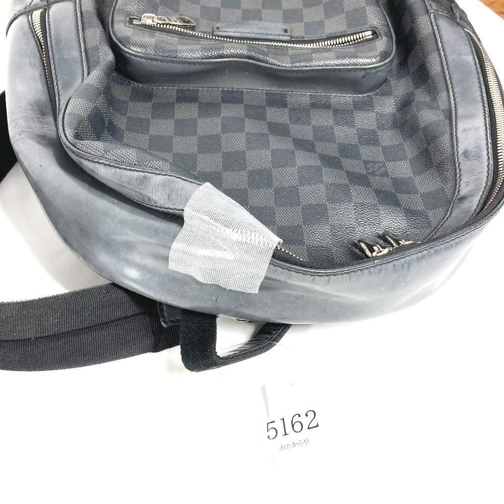 Louis Vuitton N41473 Damier Graphite Josh Backpack Bag Backpack Black