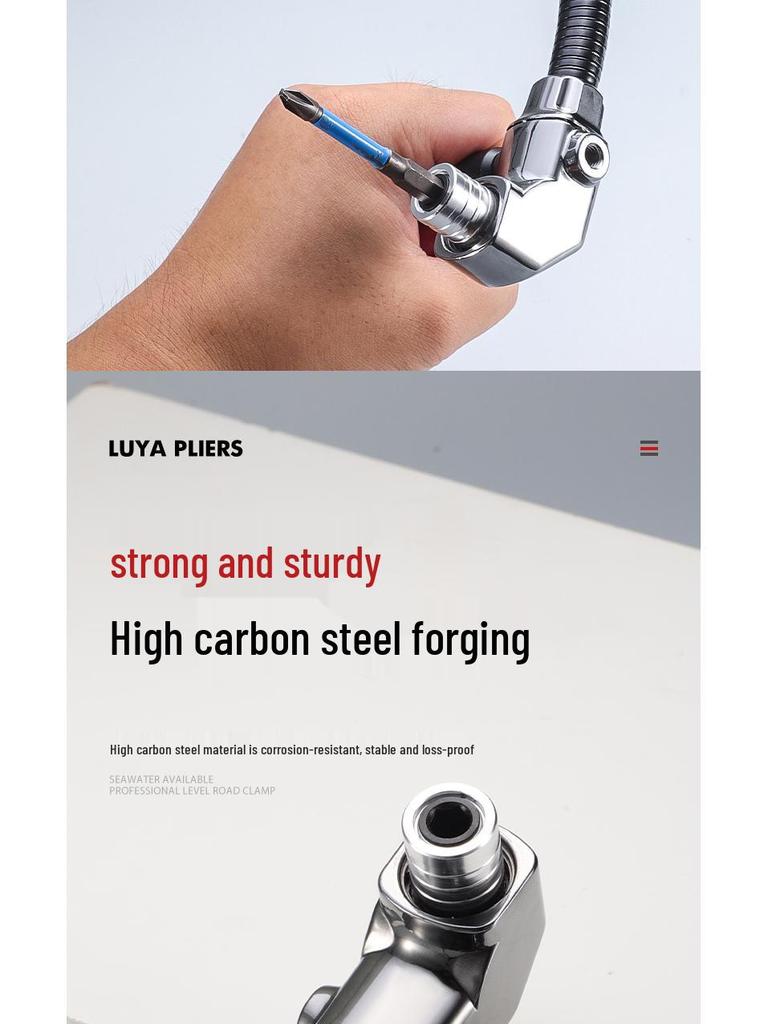 90° Universelle Elektrische Winkelbohrmaschine mit abgewinkeltem Kopf