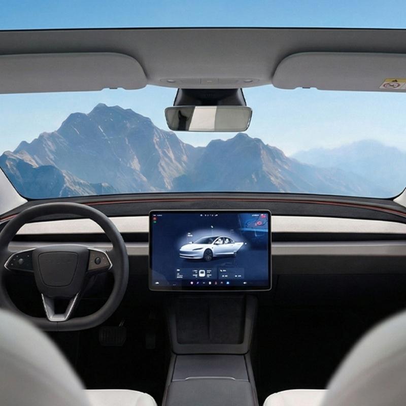 Dashboard Anti-UV Mat Cover for Tesla Model 3/Y Center Console Sunshade Protector Pad Car Accessories
