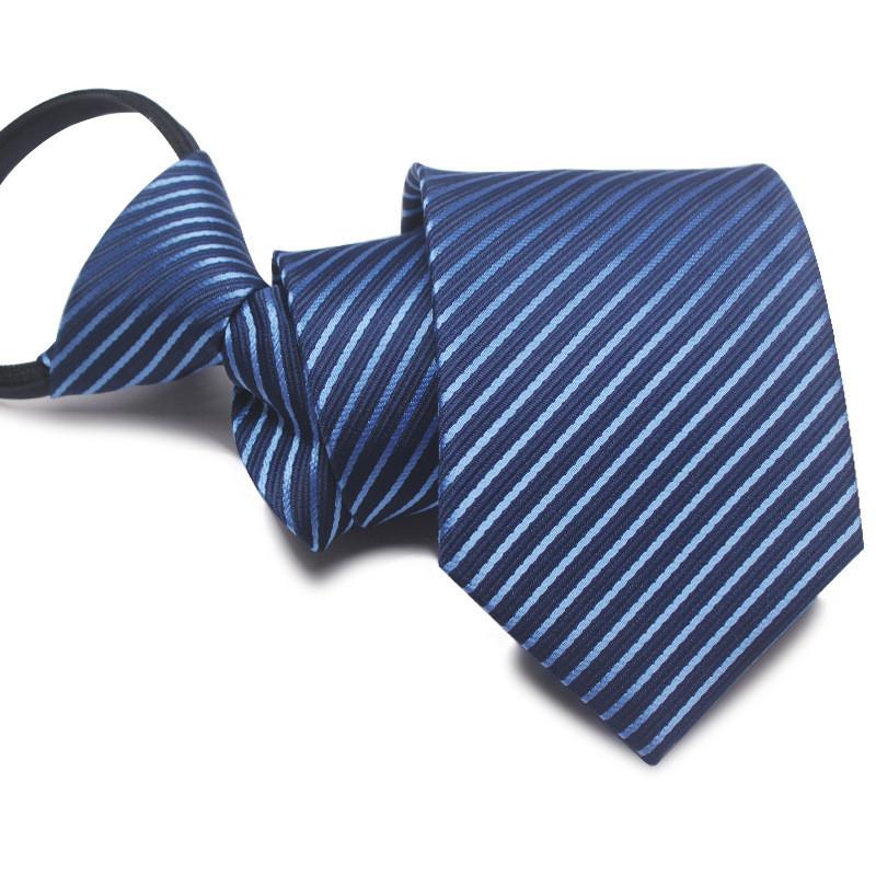 Mens Business Polyester Tie With Arrow Design And Zipper Closure For Office
