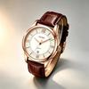 Men's Quartz Watch SKMEI Genuine Leather Calendar Classic 9261
