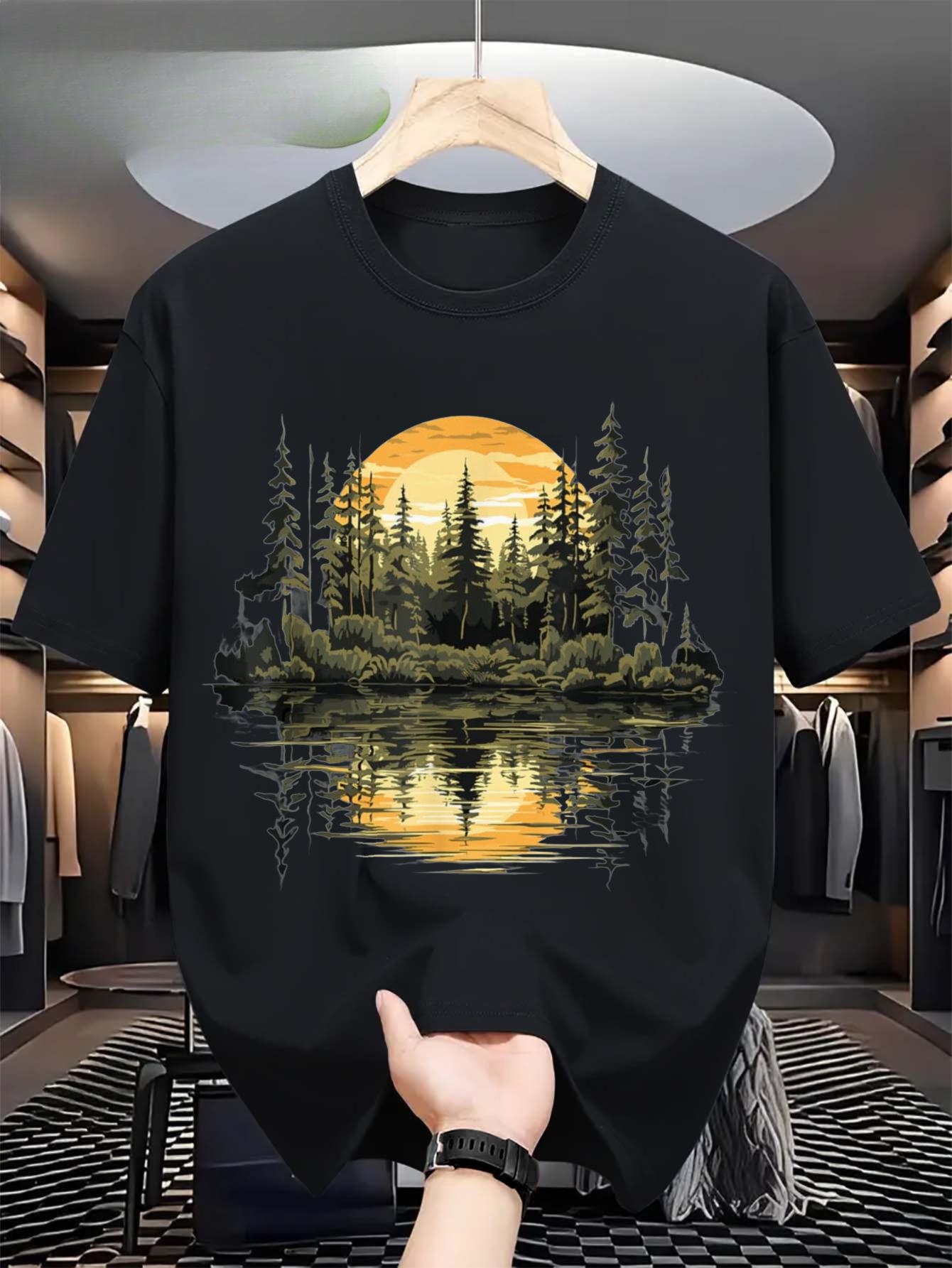 Men s Breathable Outdoor T-Shirt Suitable for Hiking S