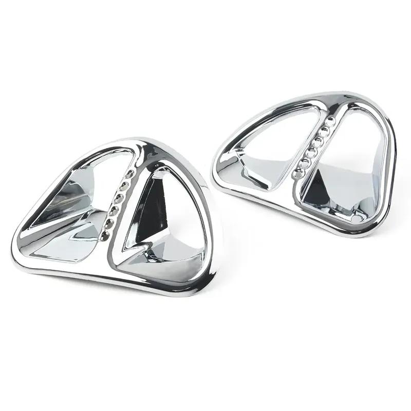 Motorcycle Air Intake Accents Grilles Case Cover Fairing For Honda Goldwing GL 1800 GL1800 2001-2010 2011 Chrome Accessories