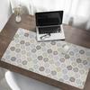 Anti-slip Vinyl Decorative Mat Hexagons with Stripes 120x60 Cm