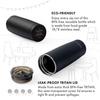 GRANDTIES Premium Drinkware Vacuum Insulated Tumbler, 590ml - Car Cup Holder Compatible & Easy Open Mouth (Midnight Black)