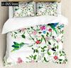 Watercolor Hummingbird Duvet Cover Set Decorative 3 Piece Bedding Set With 2 Pillow Shams Full King Queen Size Bedroom Decor