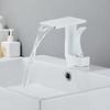Tuqiu Bathroom Faucet Brass Gold White Bathroom Basin Faucet Cold And Hot Water Mixer Sink Tap Deck Mounted Black & Gold Tap