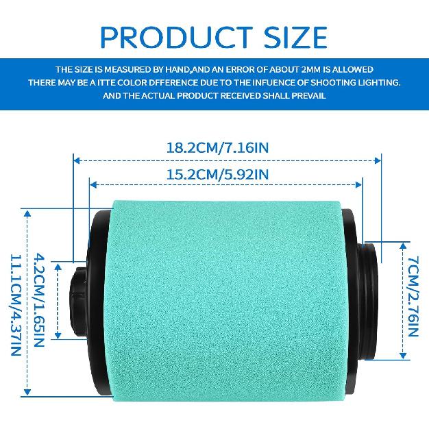LOCOPOW 707800371 Air Filter Part For Can Am Outlander Renegade 570 450 850 650 800R 1000 1000R Max DPS XMR XT XTP STD XXC 2012 2013 2014 2015 2016