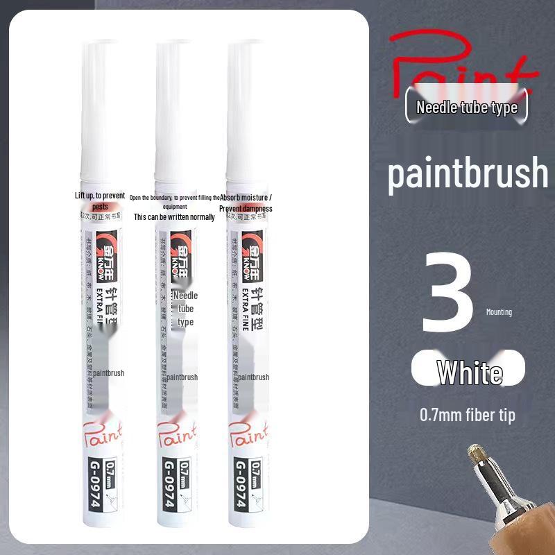 Jin Wannian Oil-Based Waterproof Touch-Up & Marking Pen for Metals