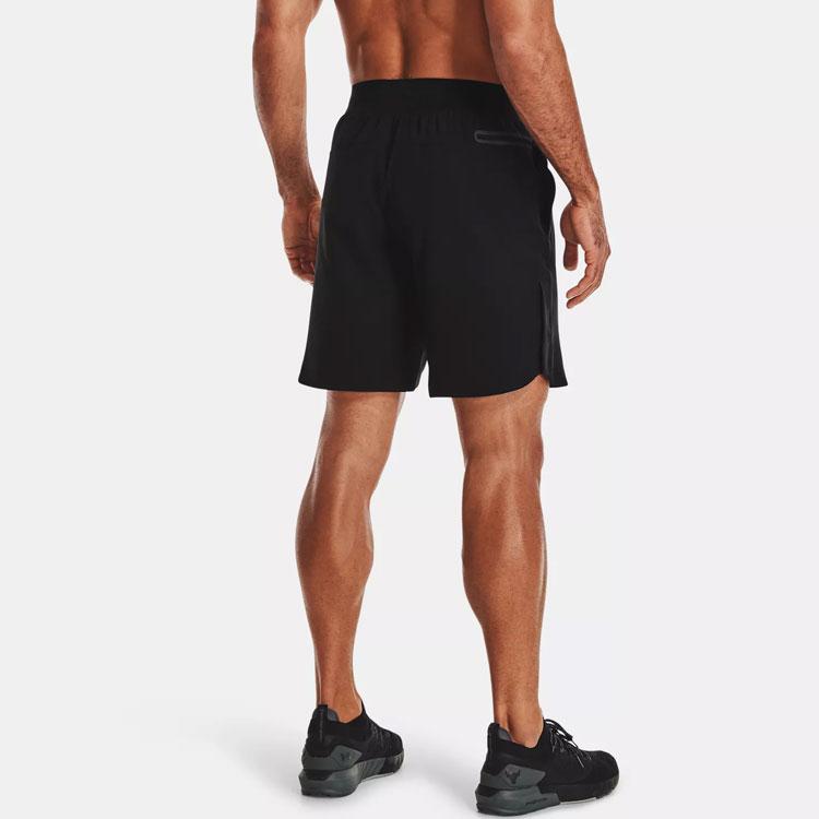 Under Armour Project Rock Johnson Snap šortky Pánské šortky Černé 1361616-001