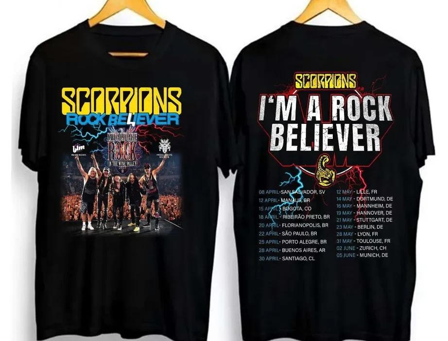 Scorpions Band Shirt, Rock Believer World Tour 2023 Shirt,Scorpions Tou 3XL
