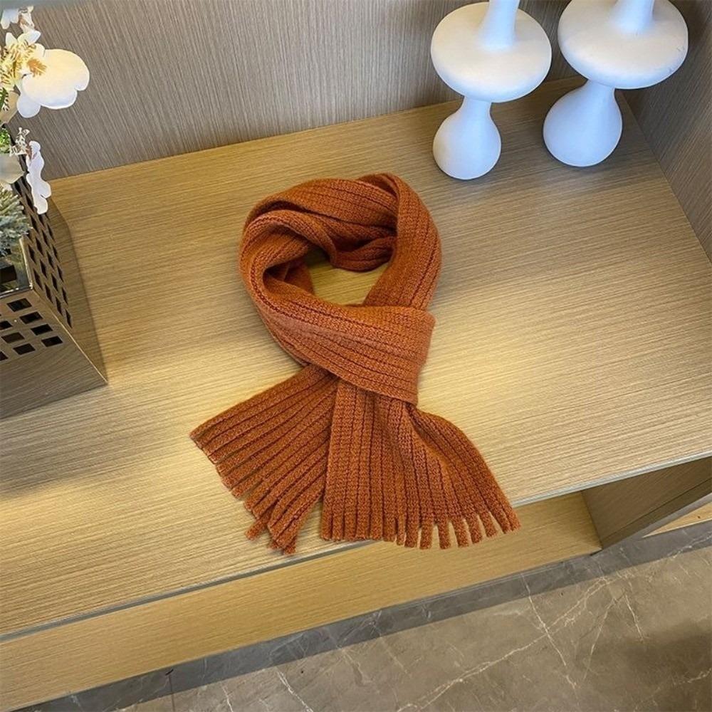 Coldproof Knitted Scarf Windproof Scarves Bib New Neckerchief  Cute