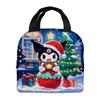 Portable Lunch Box Bag Cartoon Thermal Insulation Bag Lunch Bag Christmas