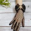 Handmade Lolita Lace Gloves Japanese Sweet Girl Tea Party Wedding Bride Gorgeous Summer Bow Pearl Lace Gloves Mittens Accessory