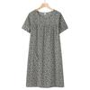 Middle-Aged and Elderly Sleepwear Homewear Short-Sleeved Female Spring and Summer Elderly Sleepwear Loose Homewear Dresses