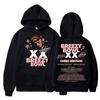 Men's Chris Brown Micro Bowl Hoodie Hip-Hop Oversized Streetwear Hooded Sweatshirt 2026 Comfortable Warm Gift Outfit