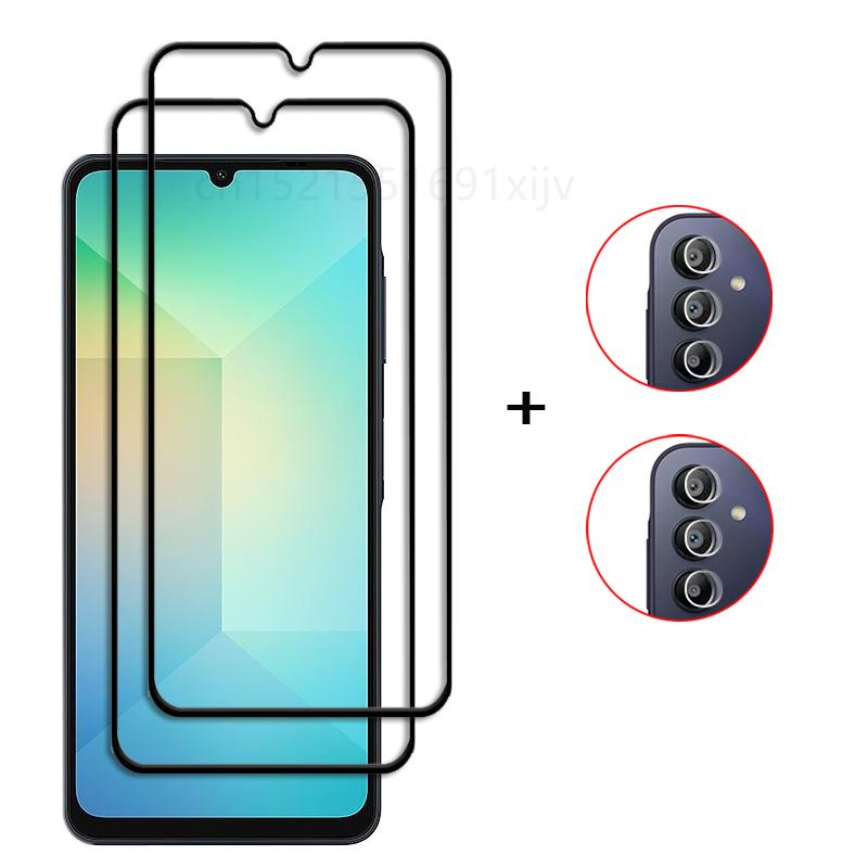 For Samsung Galaxy A16 Full Cover Tempered Glass Samsung Galaxy A16 Screen Protector 9H Protective Lens Film Samsung Galaxy A16