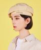 Bajal Scribble Point Beret Yellow