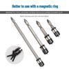 Magnetic Double-Head Phillips Electric Screwdriver Bit Extension for Hand Drill