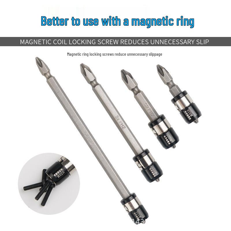Magnetic Double-Head Phillips Electric Screwdriver Bit Extension for Hand Drill