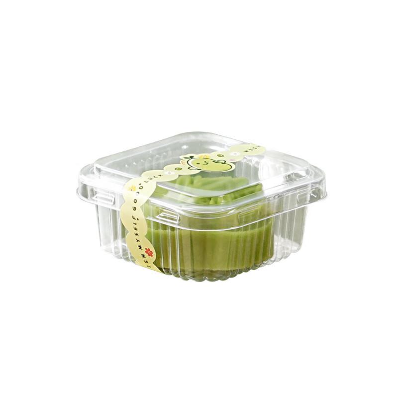 

Transparent 50g Flat Lid Pastry Boxes with Mung Bean Cake Stickers (250 Pcs)