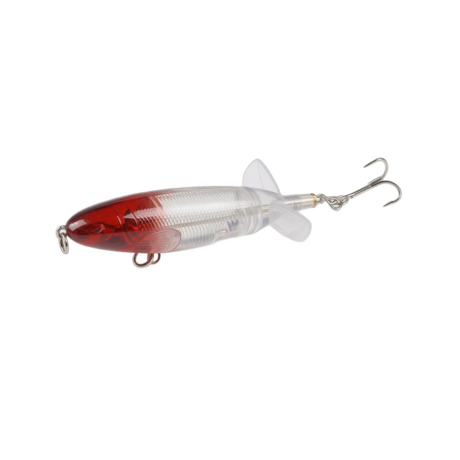 

Fishing Lure Hard Bait Floating Pencil Lure 13G 10CM Propeller Tractor Design with Treble Hook for Freshwater and Saltwater Fishing one size
