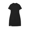 New FILA ORIGINALE Short Sleeved Dress Women's Jet Black F51W529313F-BK