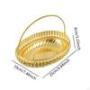 Fruit Basket Bowl,Gold Bowl,Table Centerpiece,Iron Vegetable Storage for Kitchen