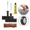 Car Tire Repair Tool Sets Tire Repair Kit Studding Tool Set Auto Bike Tubeless Tire Tyre Puncture Plug Garage Tools Rubber Strip