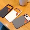 Heat Dissipation Designed Vegan Leather Magnetic Case For iPhone 17 Pro Max Air 16 16e 15 Plus With Metal Buttons Camera Frame
