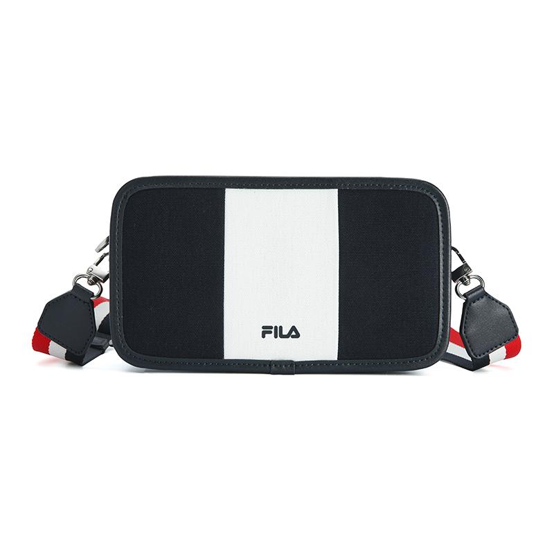 

FILA Heritage Classic Logo Simple Commuter Versatile Practical Detachable Adjustable Shoulder Strap Fabric And PU Crossbody Shoulder Bag F13W628166FNV Legend Blue