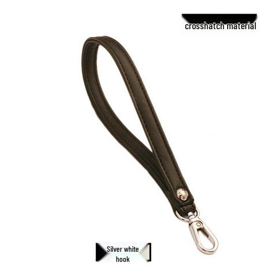 Women's Black Handheld Clutch with Strap & Accessories