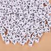 Square Acrylic A-Z English Letter Beads (6mm/7mm/8mm/10mm) for Jewelry Making