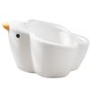 Cage Accessories Bird Shaped Ceramic Pet Bowl Anti-Tip Large Capacity Hamster Food Bowl Smooth Feeding Cup Pet Feeding