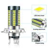 1Pc H4/H6/BA20D/P15D 12V-24V LED Motor Bulb Motorcycle Headlight 126smd Chips Waterpoof Lamp Car Headlight Bulbs Hi Lo Light