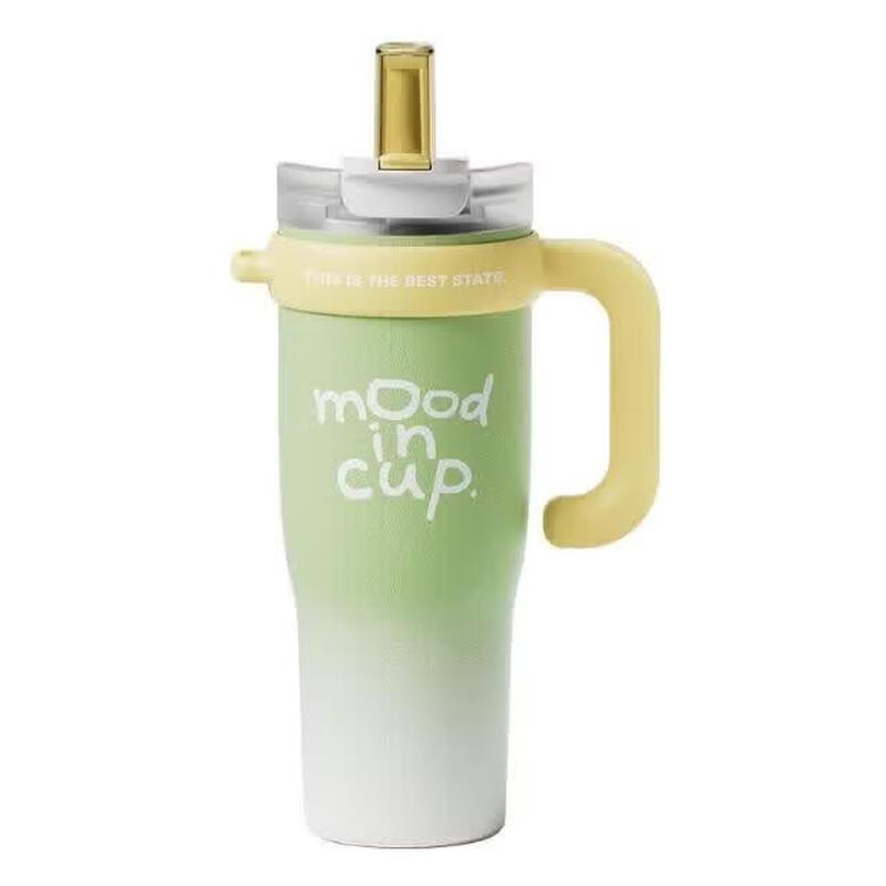 RELEA 1300ml Ceramic Lined Insulated Mug with Handle