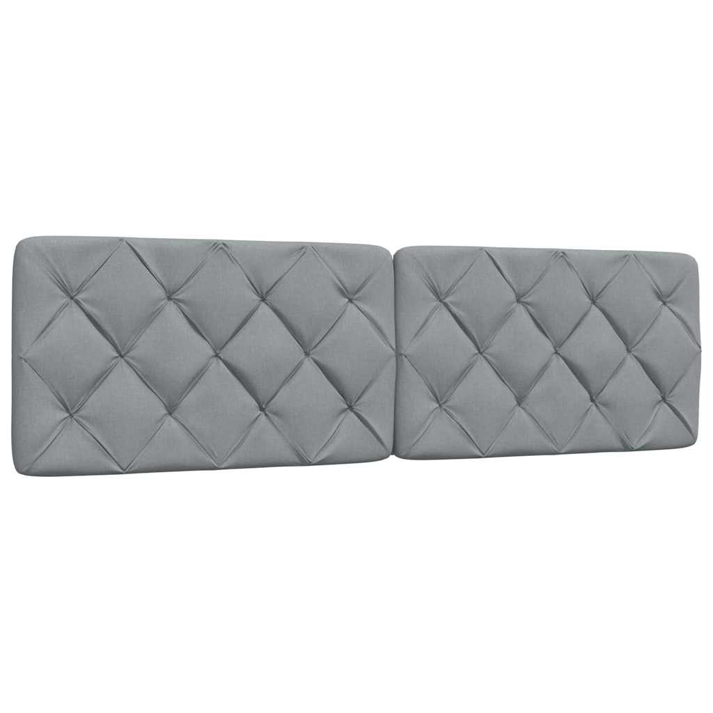 Bed Frame without Mattress Light Grey 180x200 cm Fabric