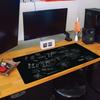 B-BROWNING 1911 Design drawings Mouse Pad Large Desk Mat Keyboard Ergonomic Office Rubber PC Non-slip Anti-fray Home Custom